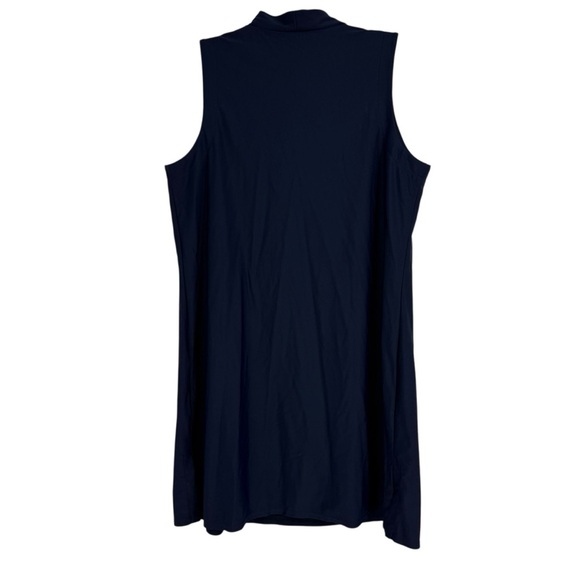 JUDE CONNALLY Dress Women Size Large Navy Blue  Sleeveless Pullover Stretch - Picture 2 of 9